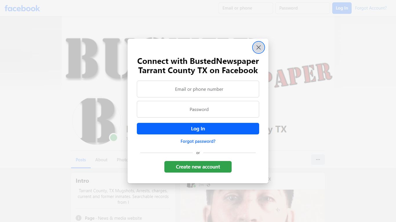 BustedNewspaper Tarrant County TX - Facebook